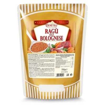 Jautienos ir kiaulienos padažas, Bolognese, DEMETRA, 700 g